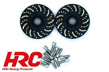 HRC HRC65161Z Wheels Part - 1/10 Crawler - Brass Hub Counterweight 6 holes 6mm Brake - for HRC65161 (2)