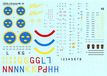 J34 Hawker Hunter 1/48