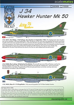 J34 Hawker Hunter 1/48