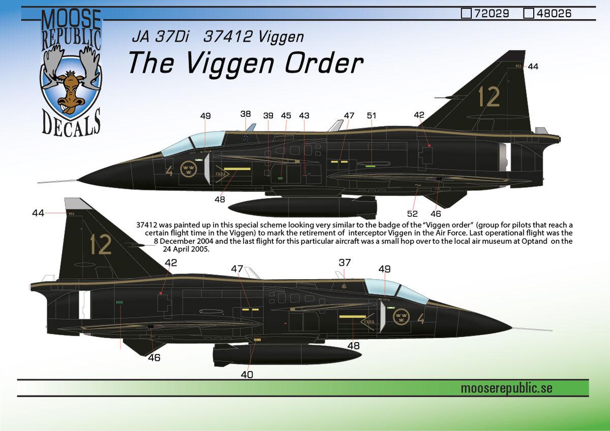 JA 37412 'Viggen-Order' 1/48