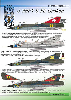 J 35F1/F2 Draken 1/48