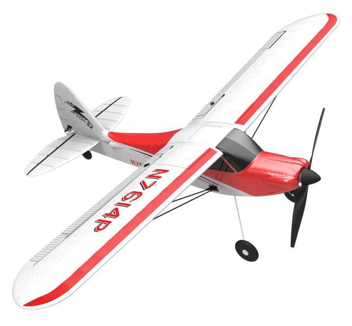 Sport Cub 500 Gyro 4-Kanals 500mm RTF, röd