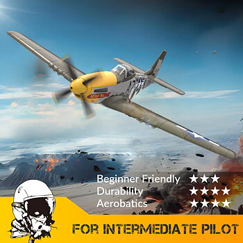 P51D Mustang Borstlös 500mm RTF