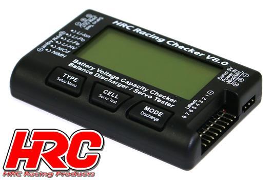 HRC HRC9372C Battery & Servo Analyzer - 1-8S - Checker & Balancer with percentage display (LiPo) - 4