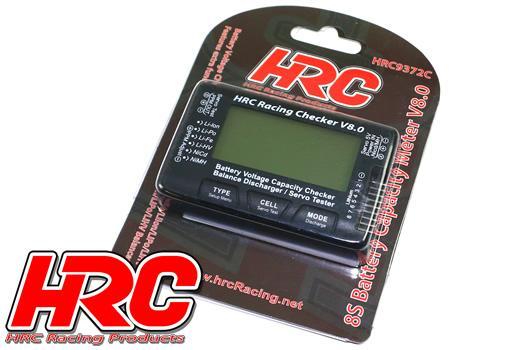 HRC HRC9372C Battery & Servo Analyzer - 1-8S - Checker & Balancer with percentage display (LiPo) - 6