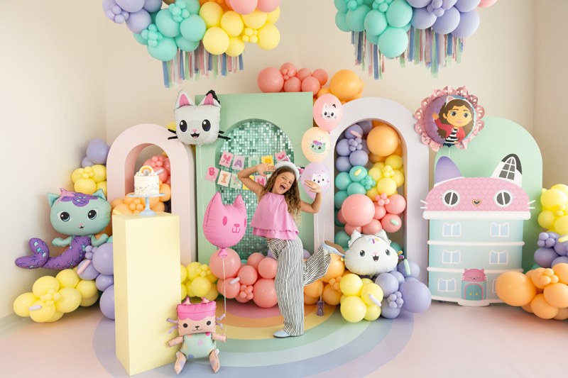 Gabby's Dollhouse kalas med MerCat folieballong