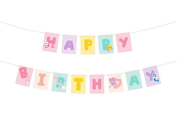 Happy Birthday girlang Gabby's Dollhouse 180 cm