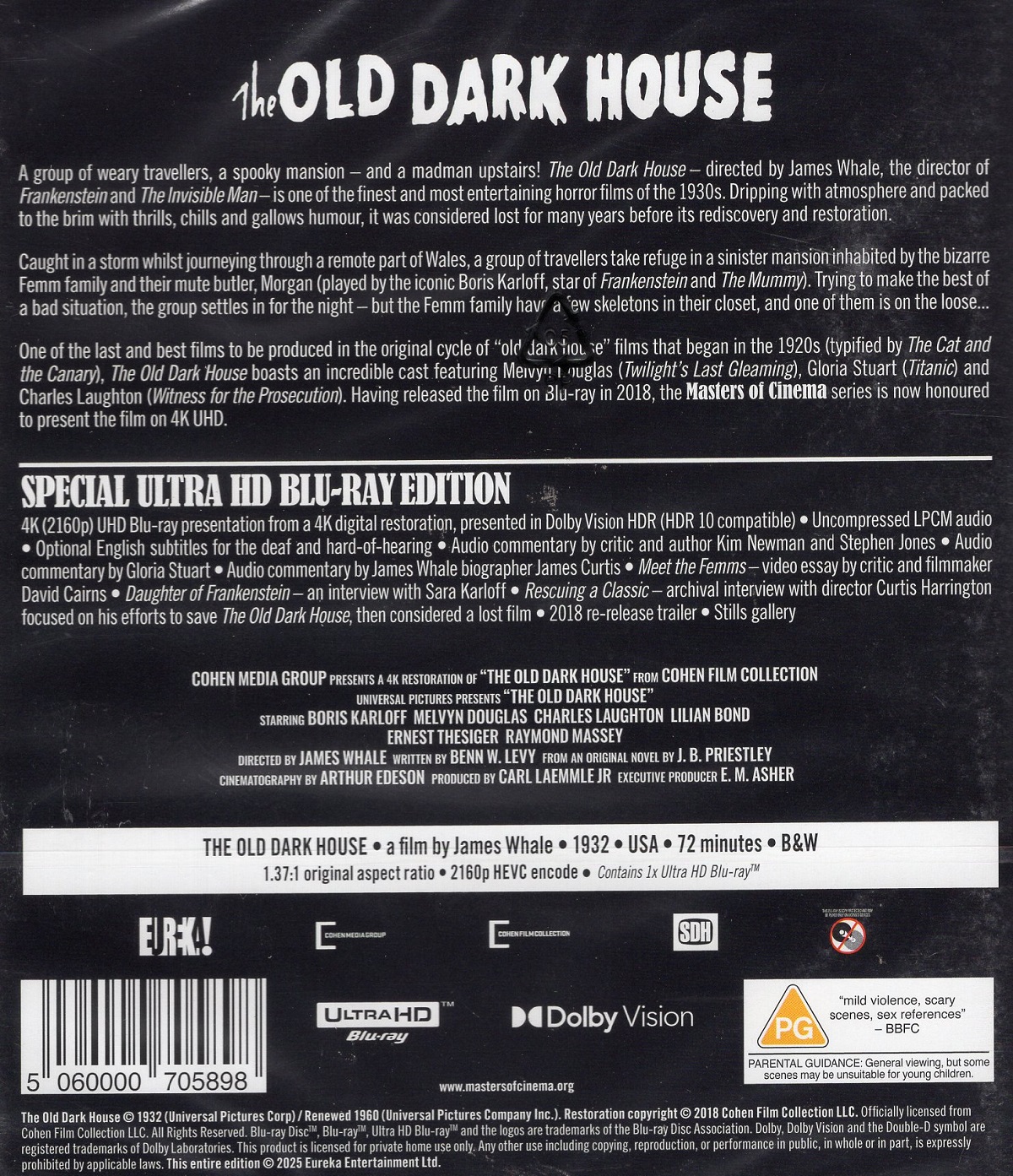 The Old Dark House (ej svensk text) (4K Ultra HD) - 2