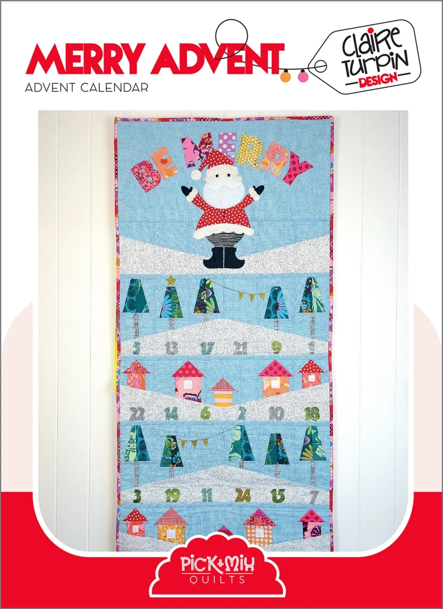Mönster: Merry Advent Quilt Pattern - Adventskalender