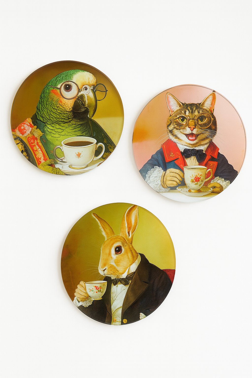 Coaster animal set/3