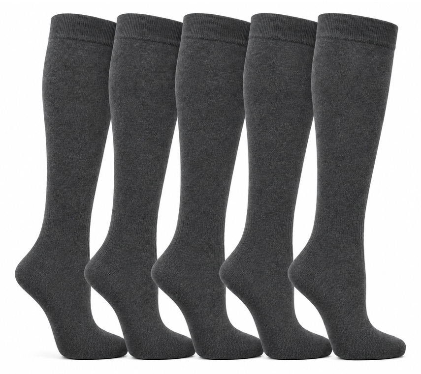 5-Pack  Sthlm Sock  Co. Stödstrumpor Bambu Antracit