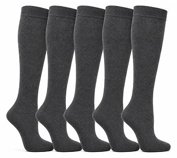 5-Pack  Sthlm Sock  Co. Stödstrumpor Bambu Antracit