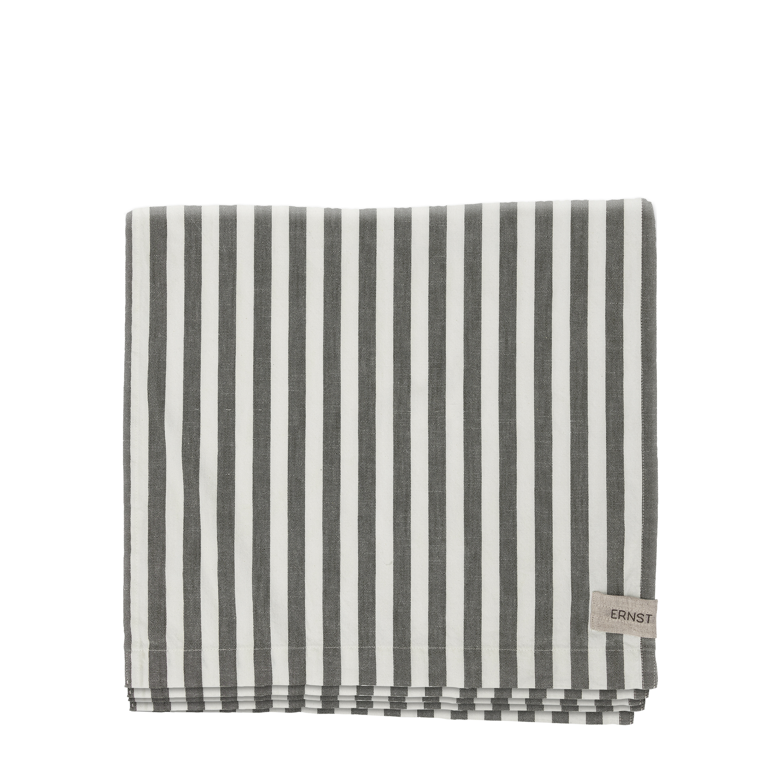Ernst Tablecloth Striped 145x300 Green/White - 2