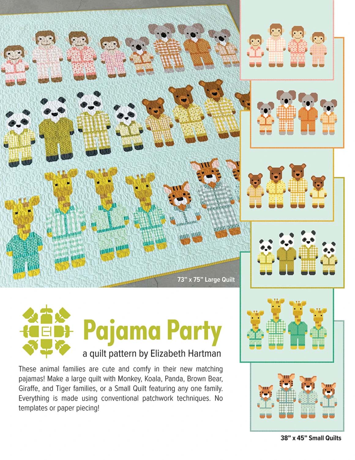 Mönsterbok: Pajama Party, Elizabeth Hartman