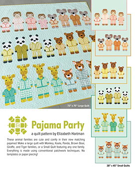 Mönsterbok: Pajama Party, Elizabeth Hartman