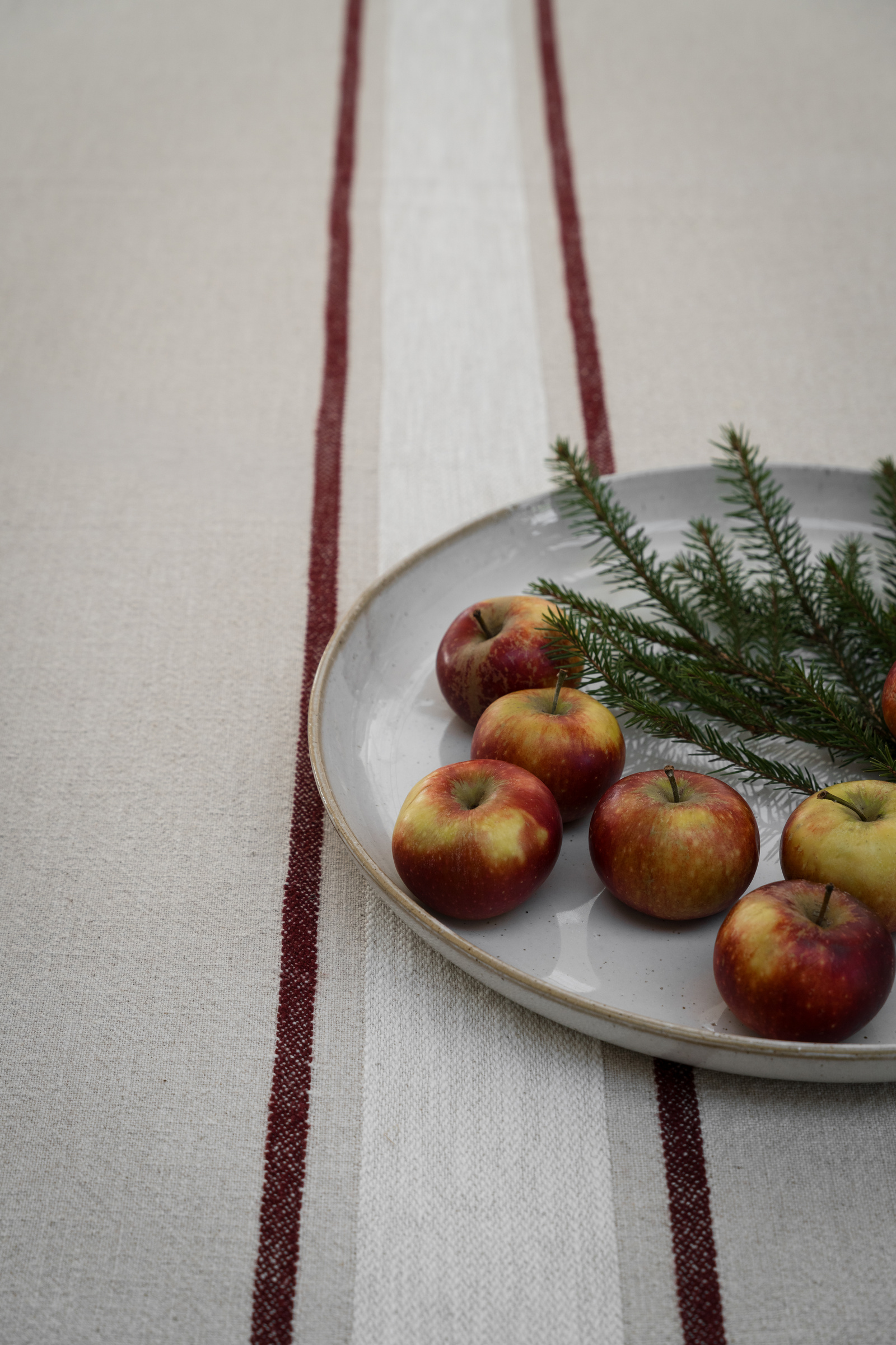 Ernst Runner Jute Natural/White/Red - 45x150 cm - 2