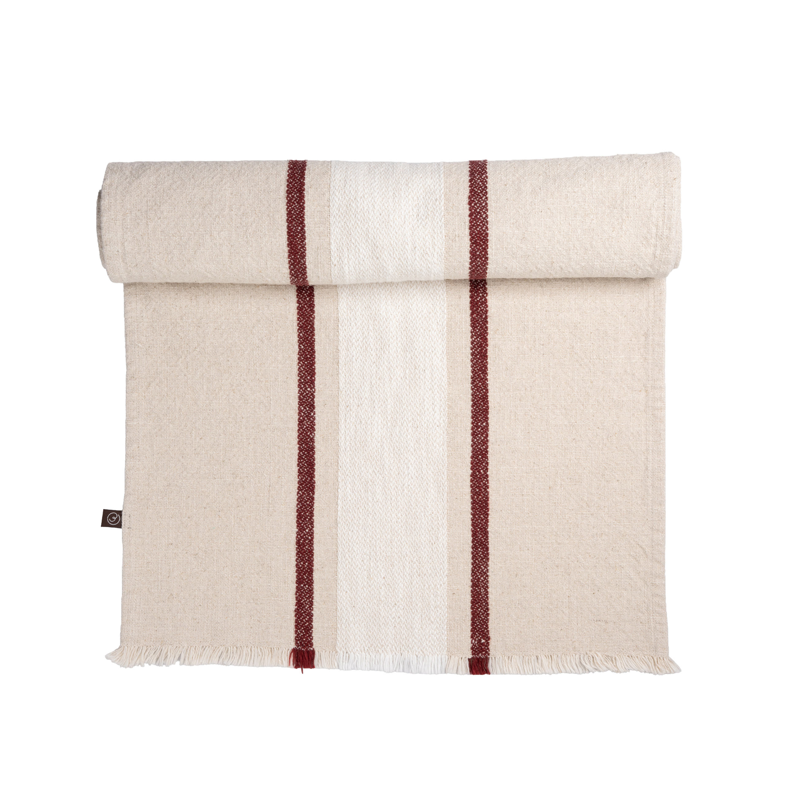 Ernst Runner Jute Natural/White/Red - 45x150 cm - 3