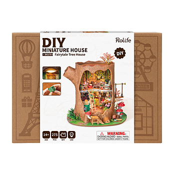 DIY-miniatyrhus - Rolife Fairytale Tree House 