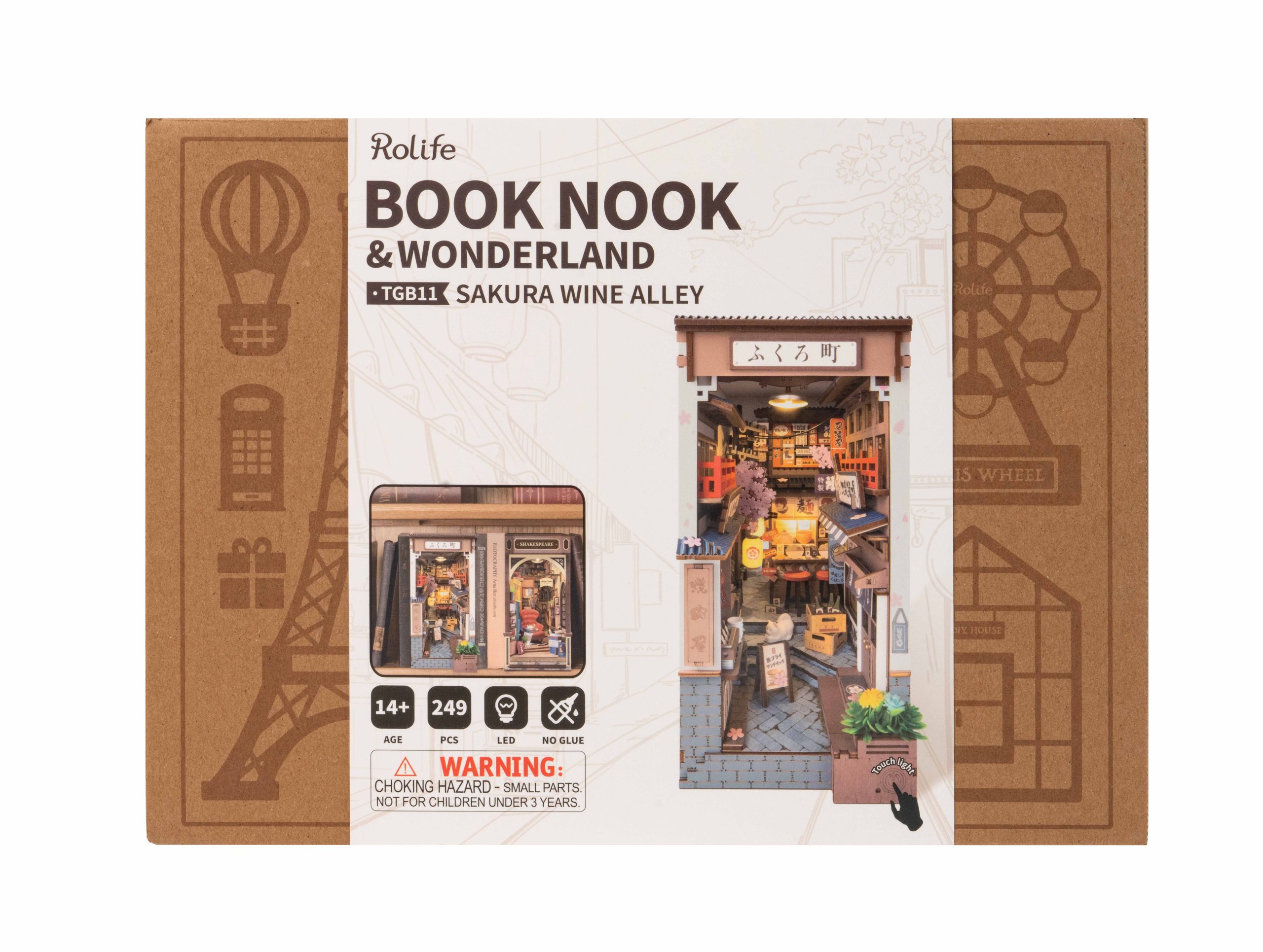 Book Nook DIY-  Rolife Sakura Wine Alley - 2