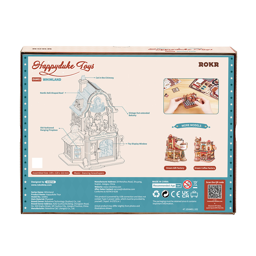 Happyduke Toys mekaniskt 3D-pussel  - 4