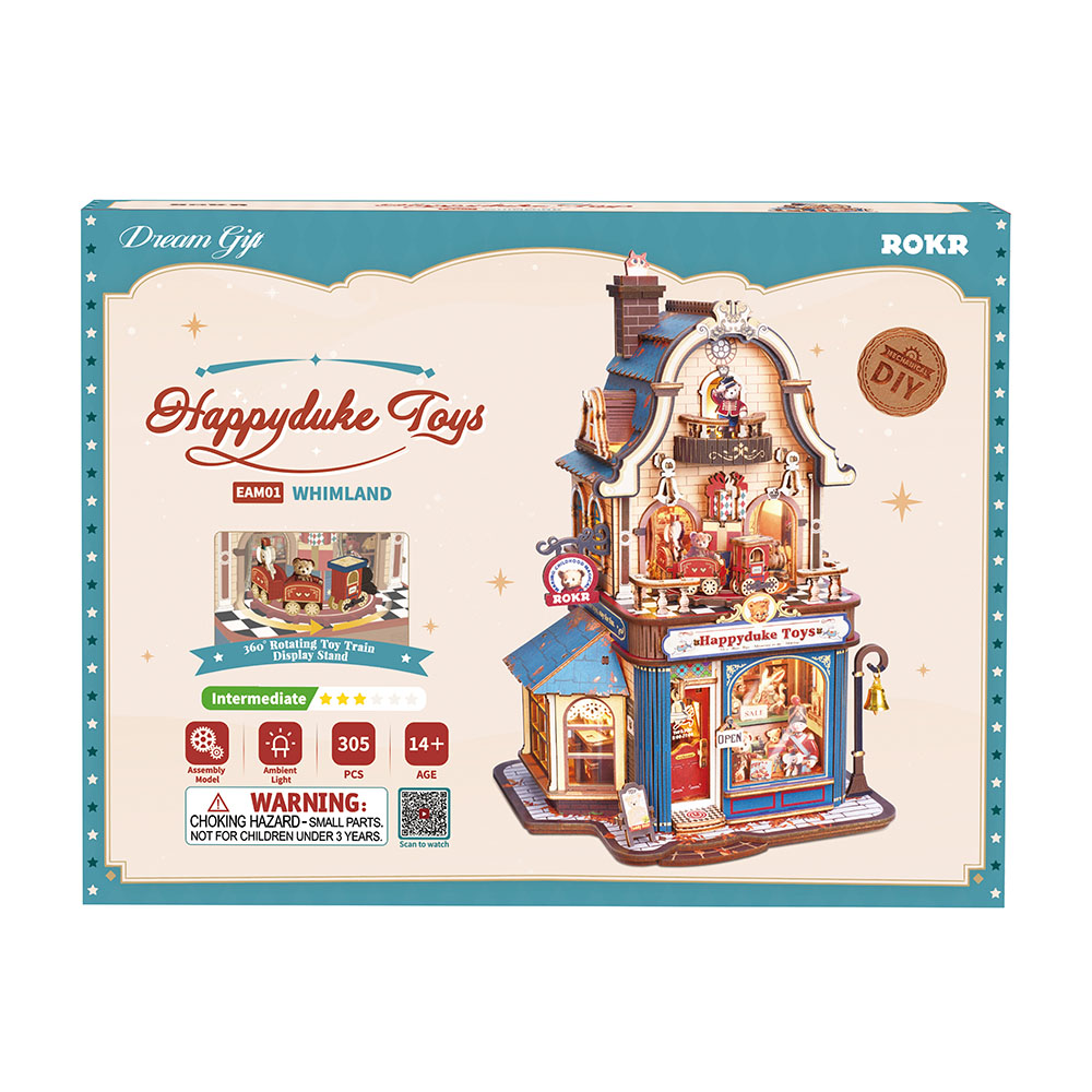 Happyduke Toys mekaniskt 3D-pussel  - 2
