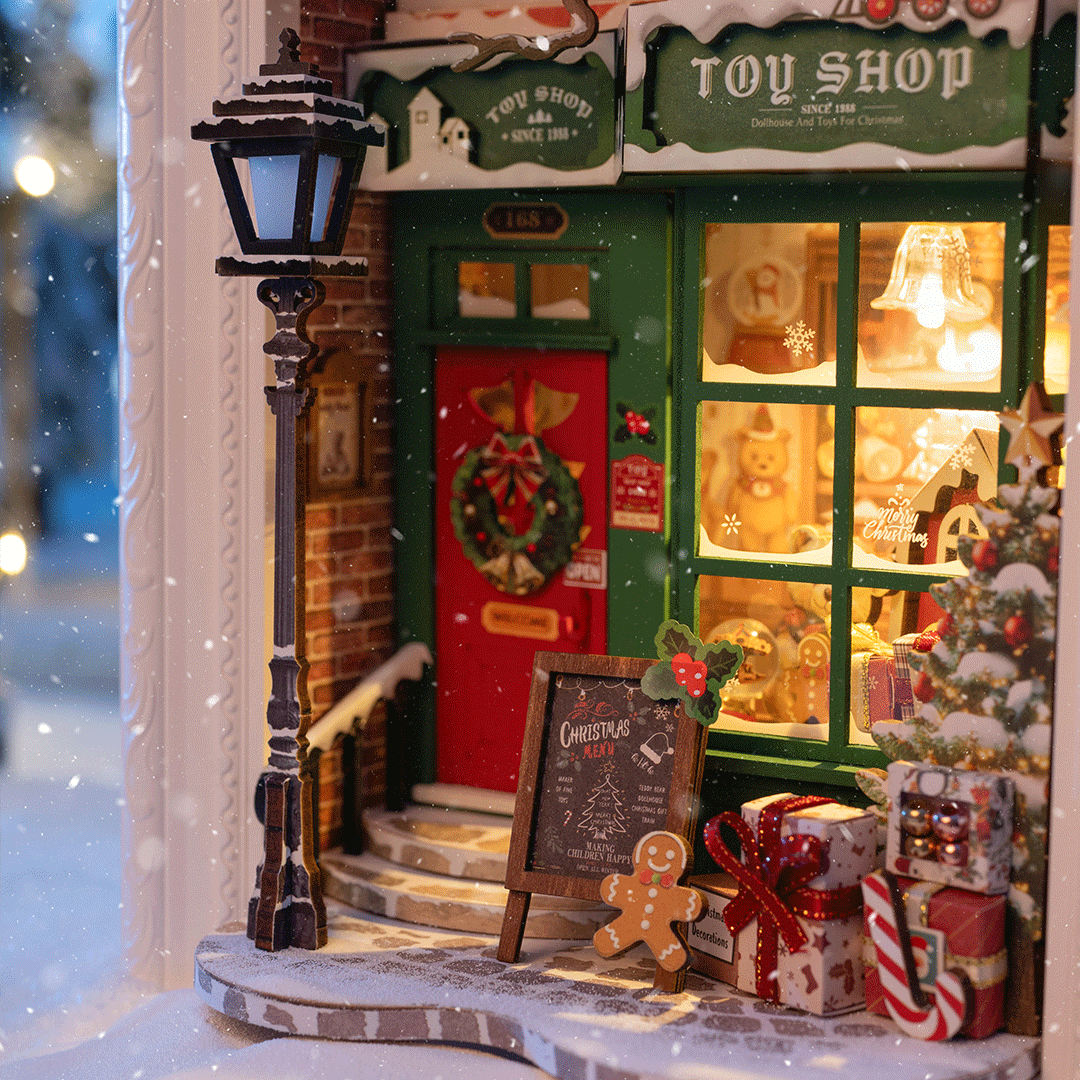 Santa’s Toy Shop DIY-miniatyr i tavelram - Rolife  - 4