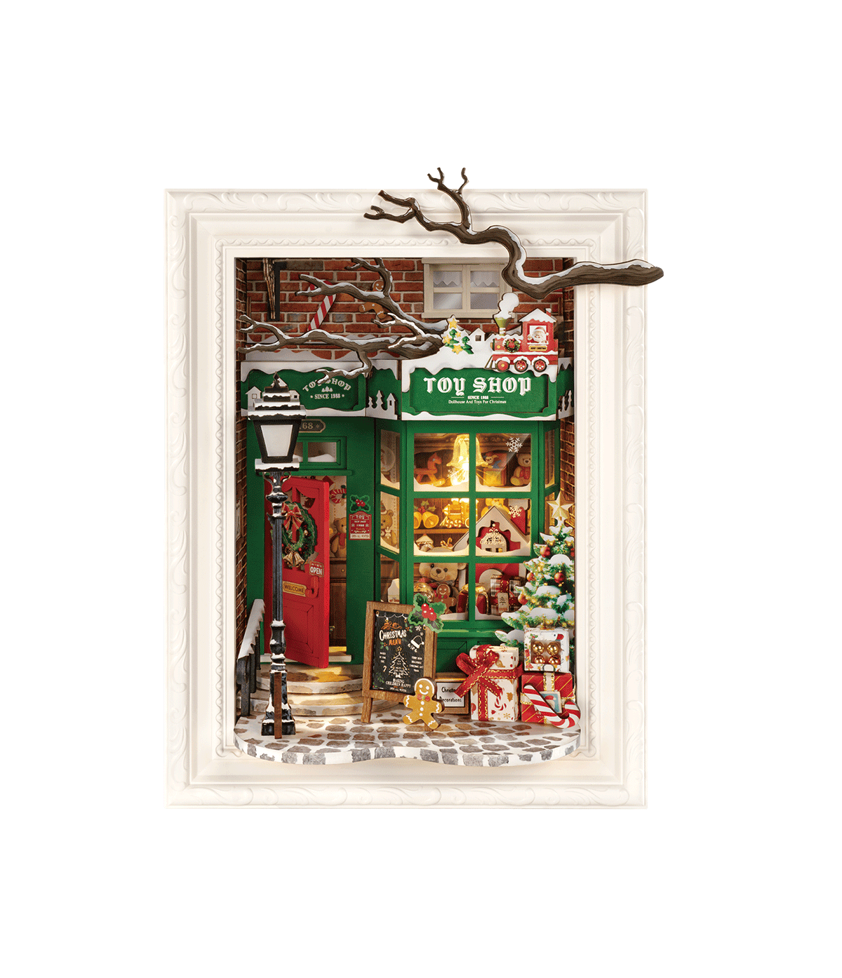 Santa’s Toy Shop DIY-miniatyr i tavelram - Rolife  - 6