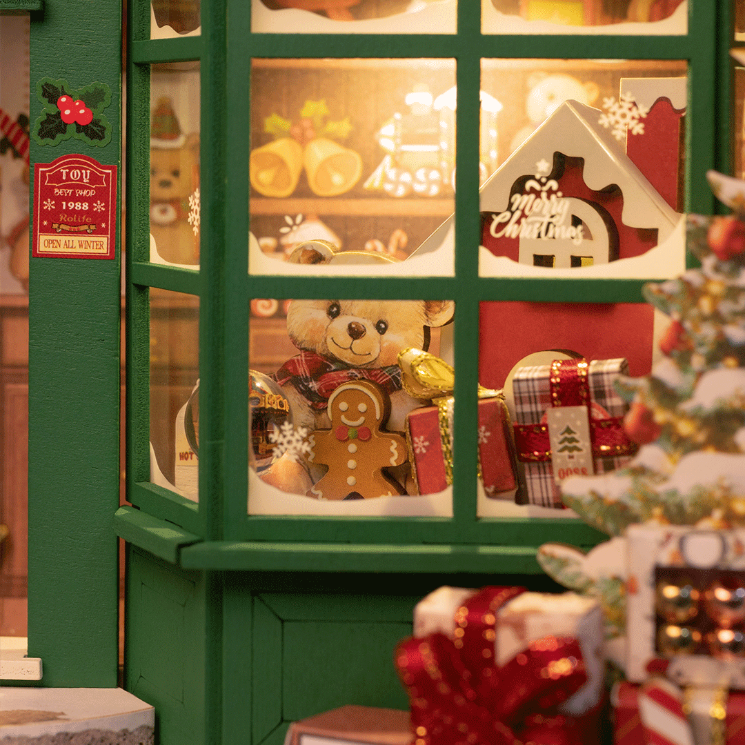 Santa’s Toy Shop DIY-miniatyr i tavelram - Rolife  - 5