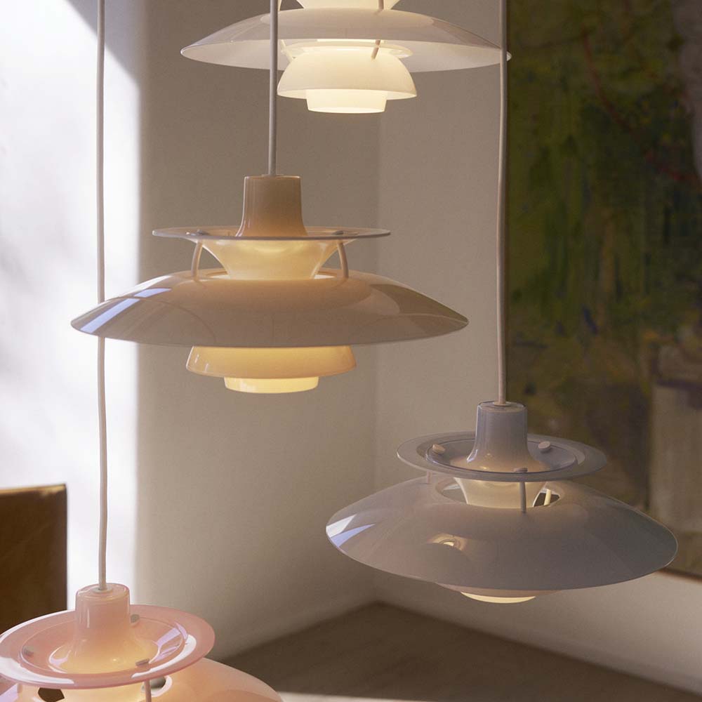 PH 5 Pendant Opal 32 cm (several colors) - Louis Poulsen - 2