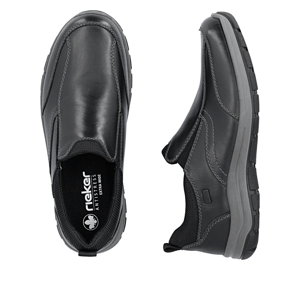 Rieker Herrsko Loafer Extra Wide Svart - 8