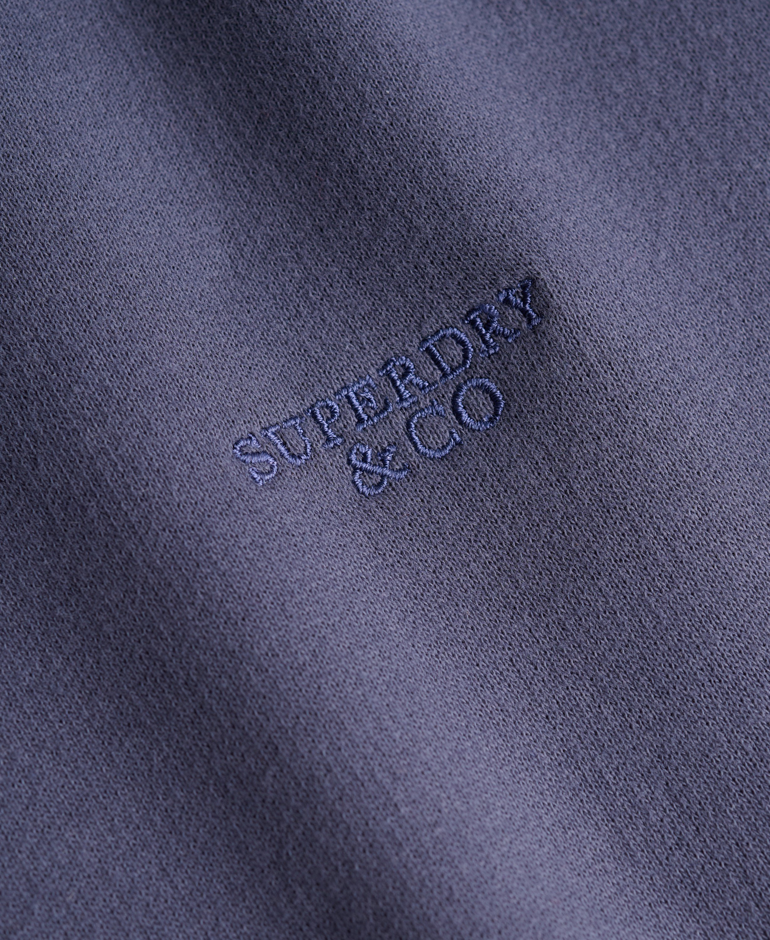 Superdry - Essential Stacked Logo Crew - Soft Navy - 5