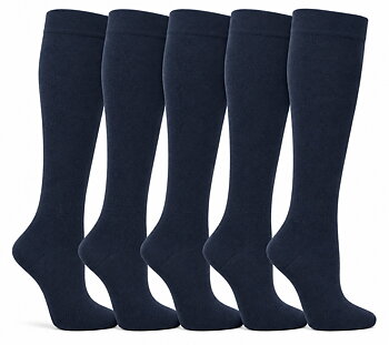 5-Pack  Sthlm Sock  Co. Stödstrumpor Bambu Mörkblå