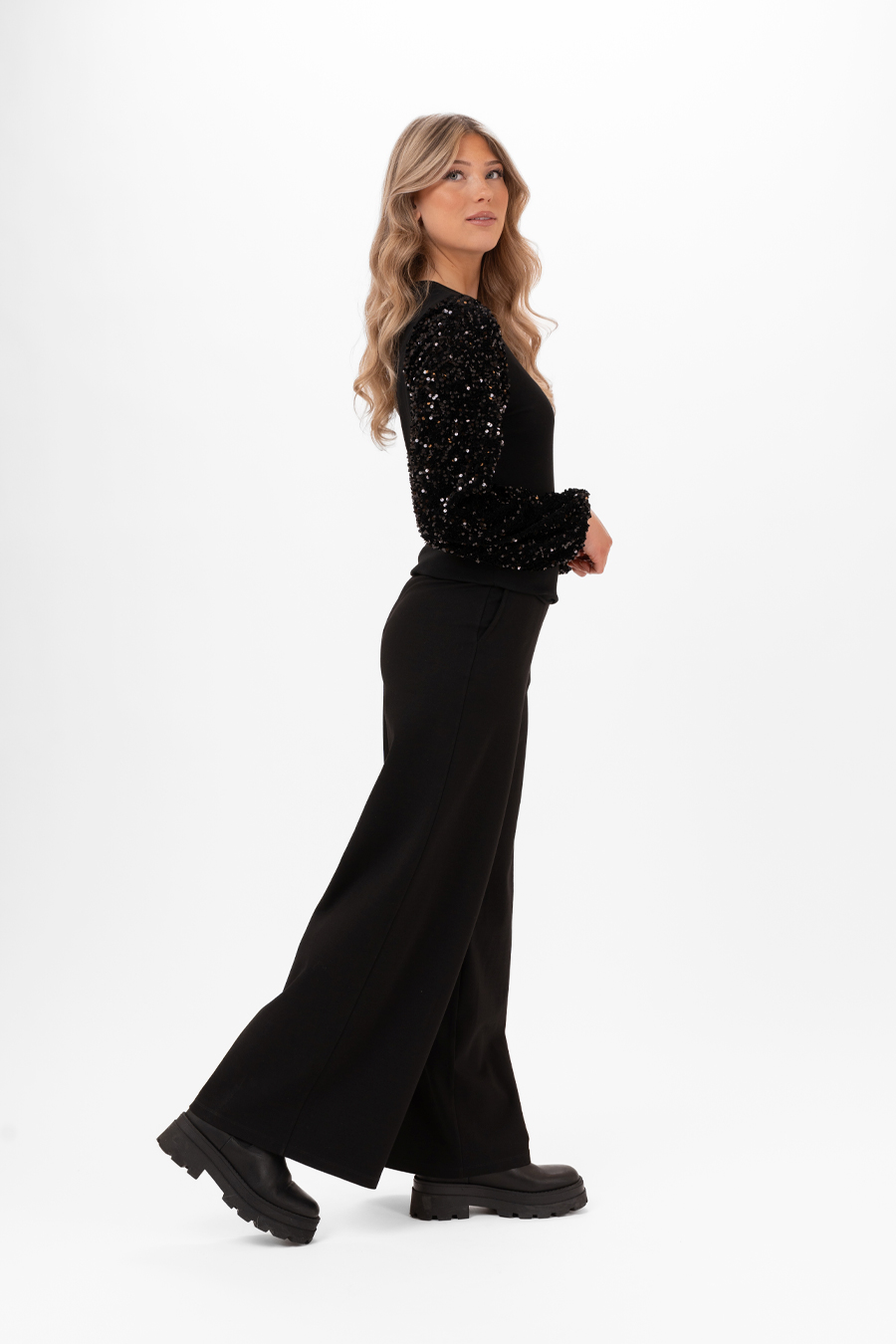 Eden sequin top - black - 5