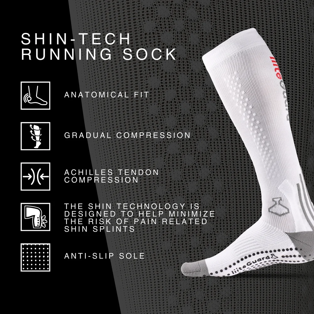 liiteGuard Shin-tech Grip Running Sock - 3