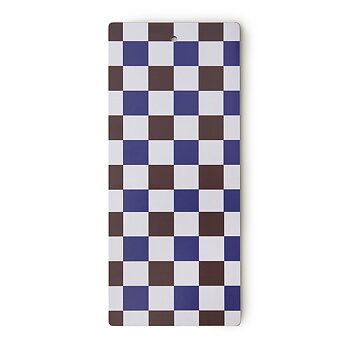 Checker Mix Serveringsbräda  - 40x17 cm - Chocolate/Blue