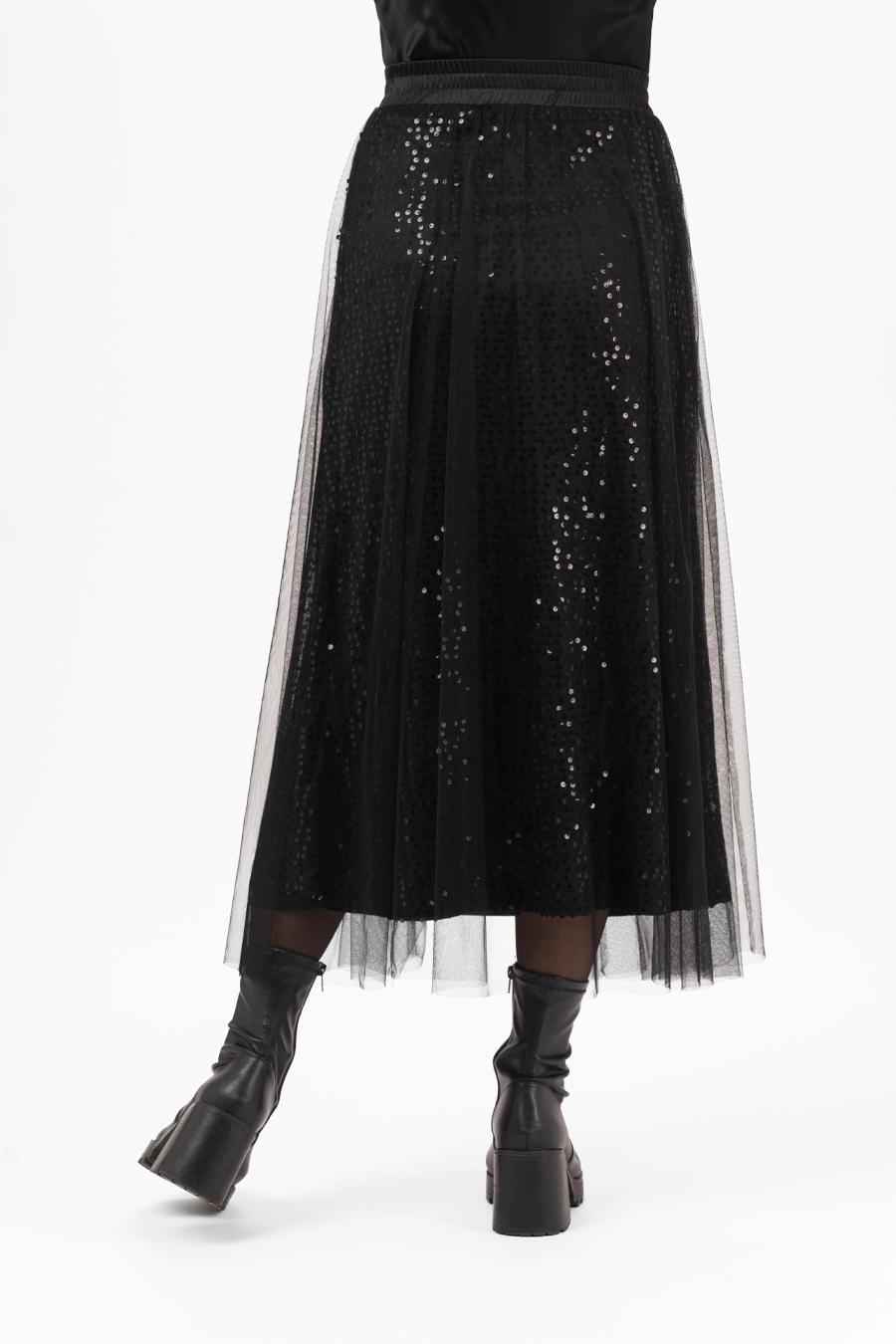 Cheriev Tulle skirt- black - 2