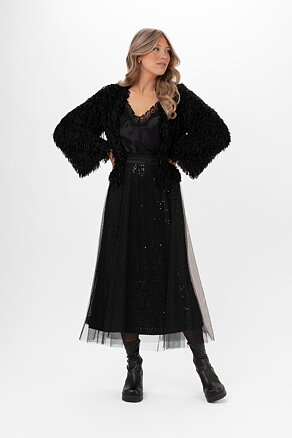 Cheriev Tulle skirt- black