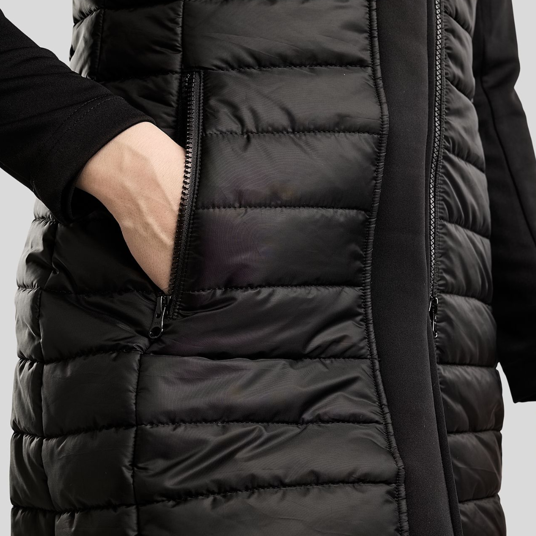 MONTAR EMMA LONG SOFTSHELL JACKET - BLACK - 3