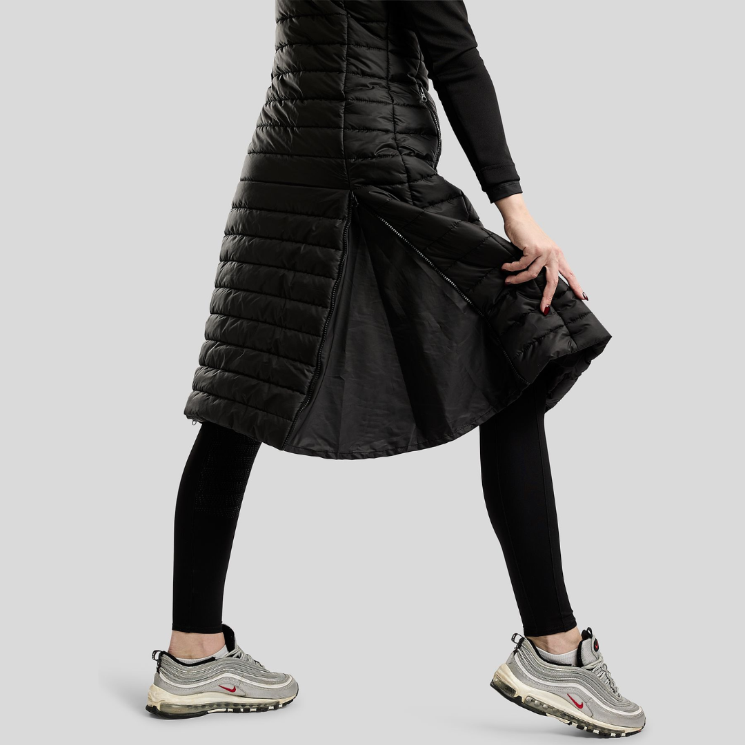 MONTAR EMMA LONG SOFTSHELL JACKET - BLACK - 4
