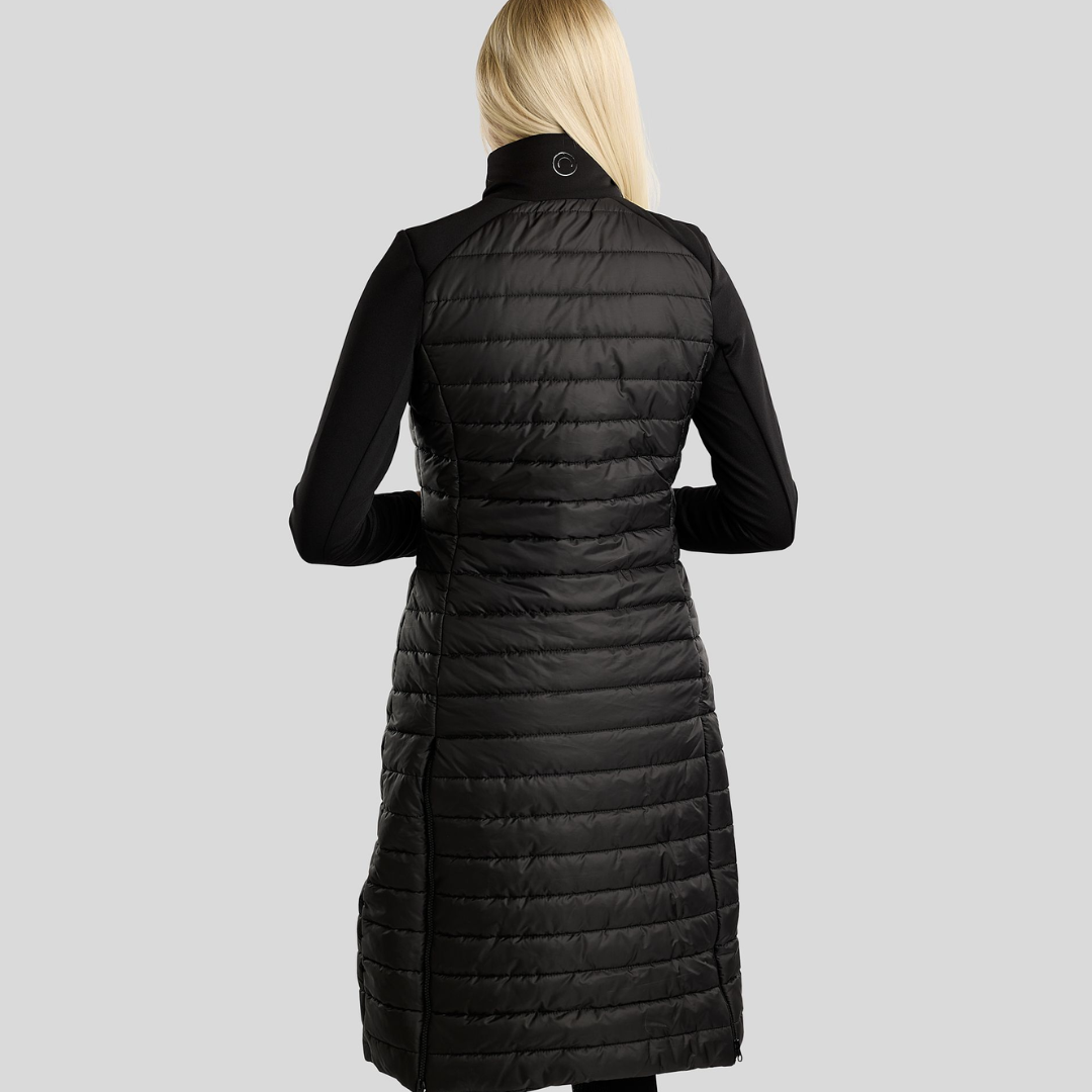 MONTAR EMMA LONG SOFTSHELL JACKET - BLACK - 5