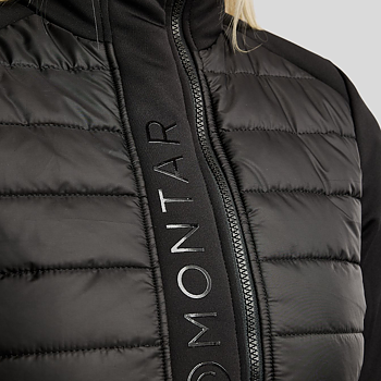 MONTAR EMMA LONG SOFTSHELL JACKET - BLACK
