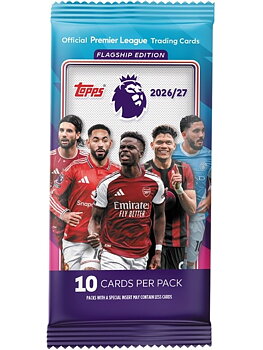Topps Premier League Fotbollskort Booster Card, 1 st 26/27
