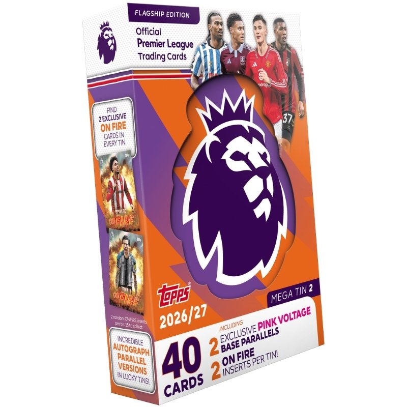 Topps Premier League Fotbollskort Mega Tin, 1 st 26/27 - 3