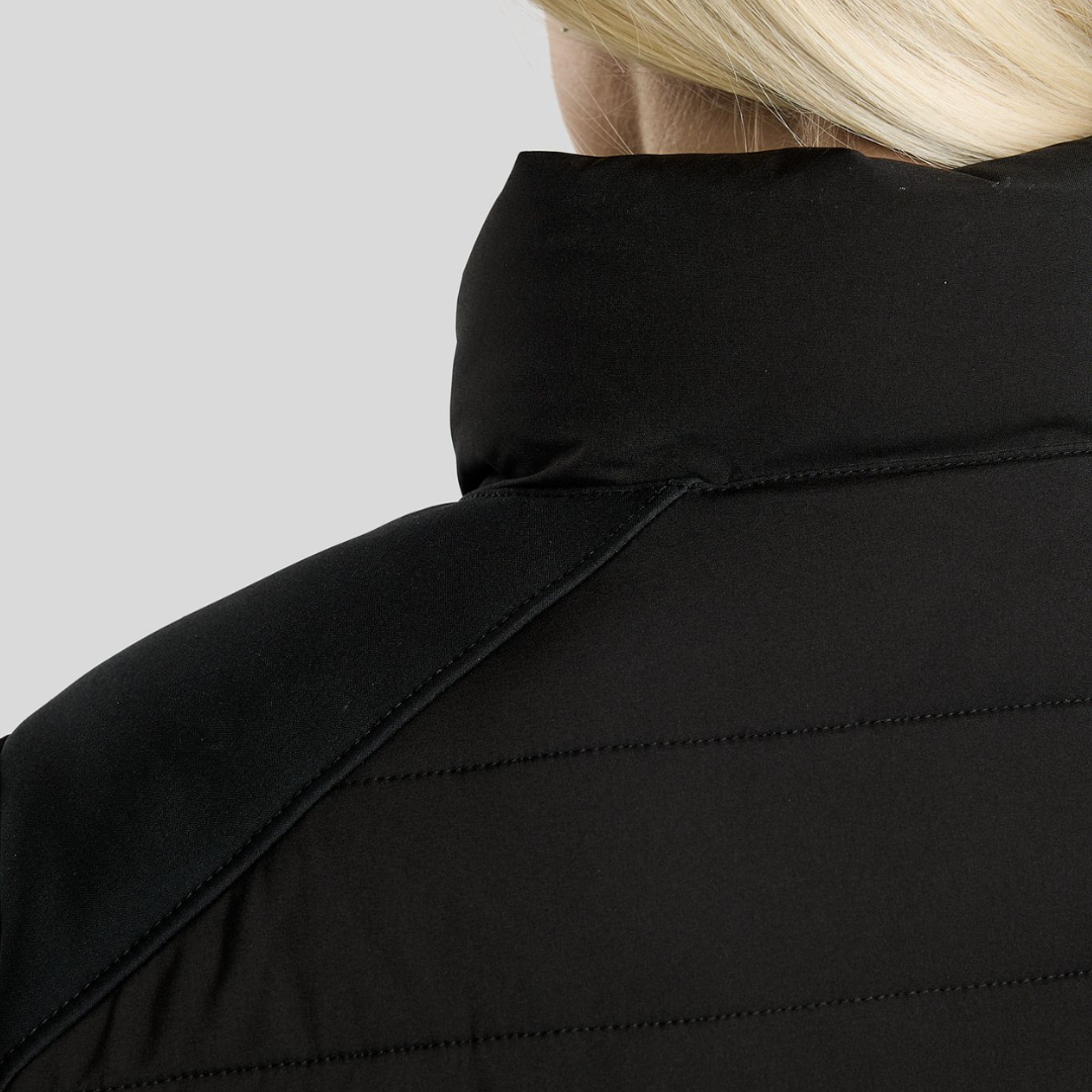 MONTAR MORUBY PADDED JACKET W. SOFTSHELL - BLACK - 7