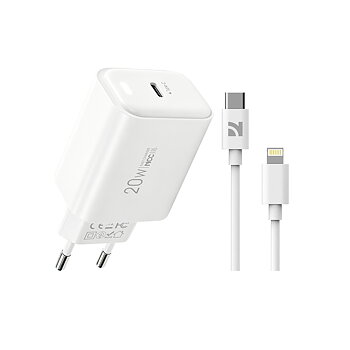 NCC 20W ADAPTER + TYPE C - LIGHTNING FAST CHARGER