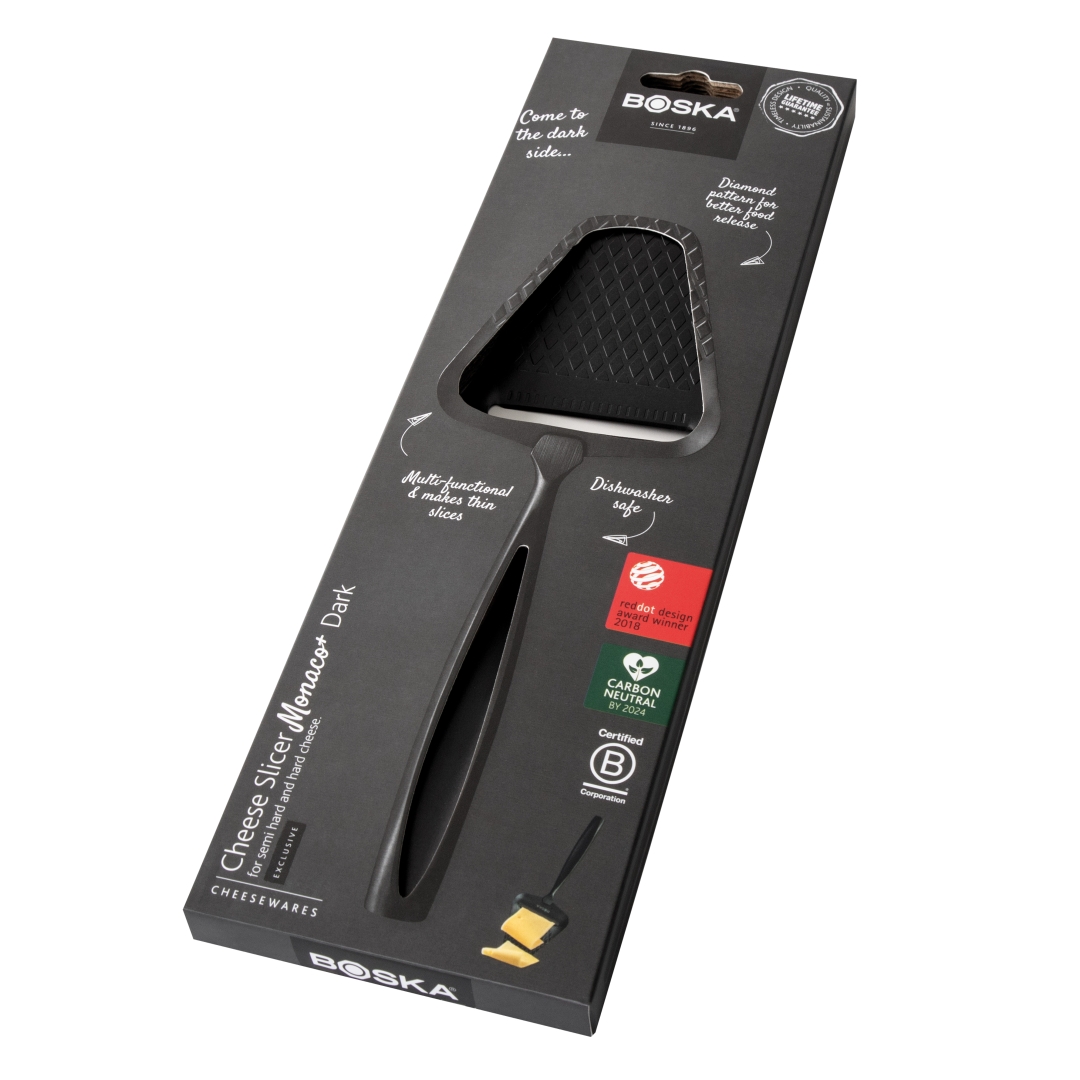 Boska Monaco Dark Edition Osthyvel Rostfritt Stål - 5