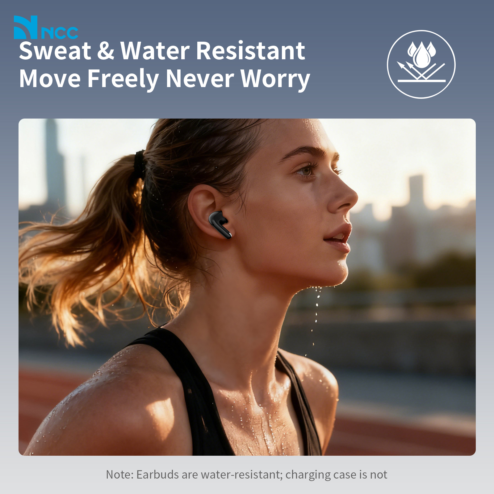NCC Bluetooth Earbuds Sheng LY-0301 Black - 7