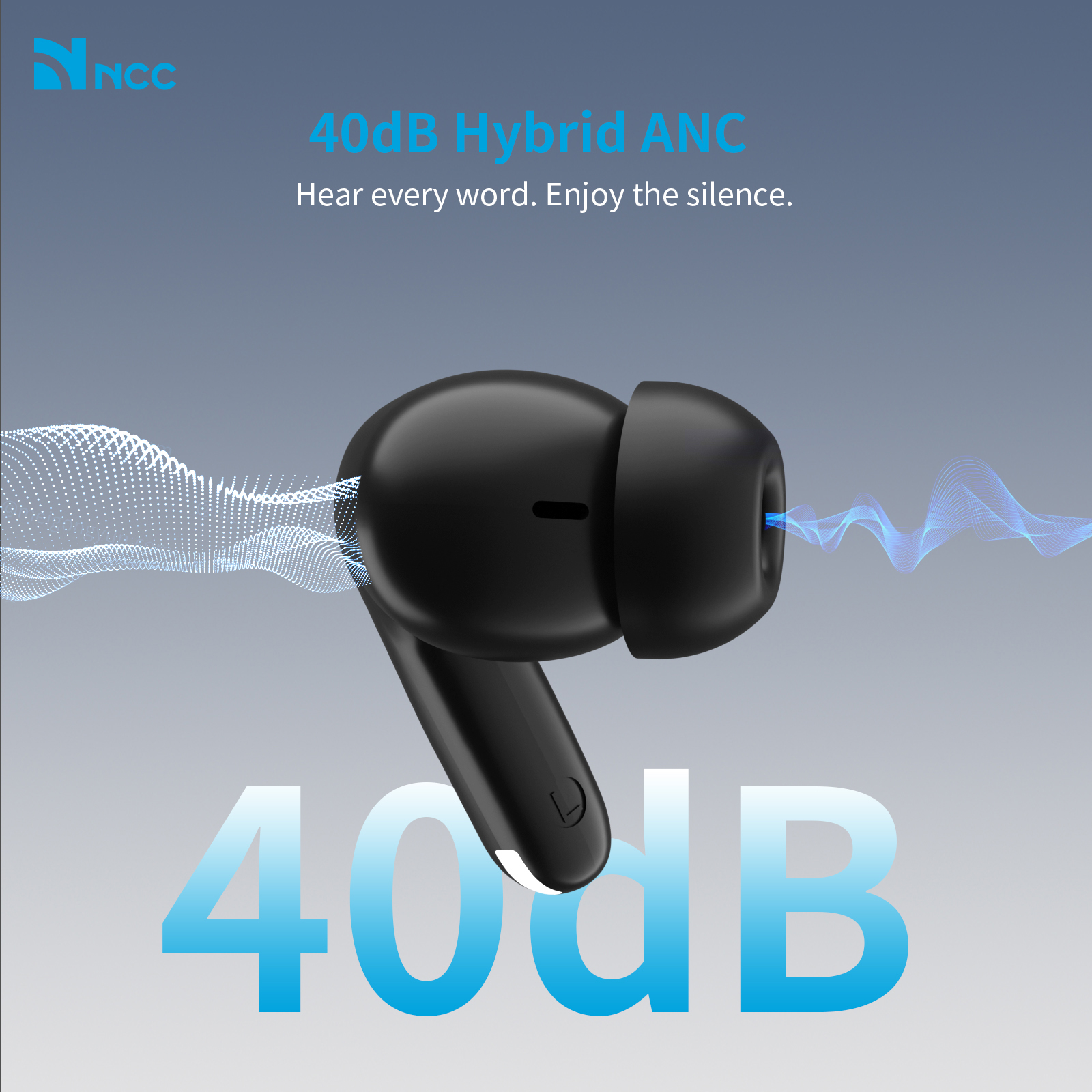 NCC Bluetooth Earbuds Sheng LY-0301 Black - 2