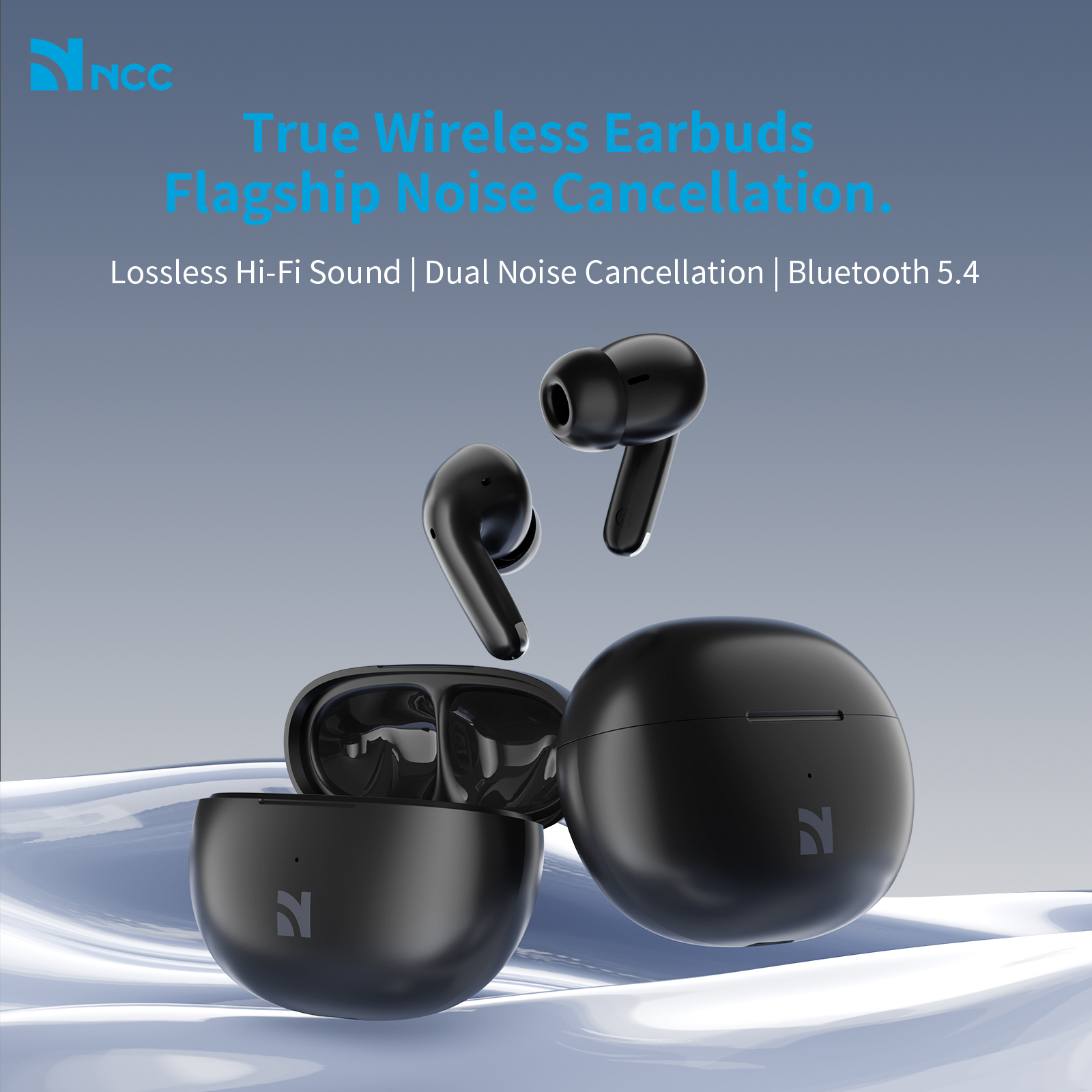 NCC Bluetooth Earbuds Sheng LY-0301 Black - 6