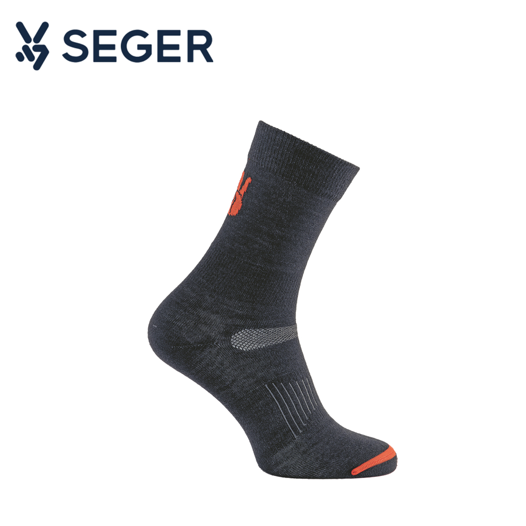 Ullstrumpor Seger 2-pack Svart